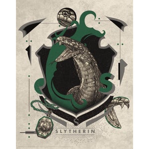Harry Potter Art Print : Cresta de Slytherin