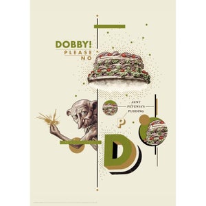 Harry Potter Édition Limitée prémium Impression d'art : Dobby No!