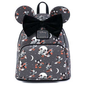 Loungefly Disney Mickey Minnie Halloween Vamp Witch Mini Backpack