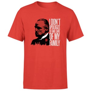 T-shirt The Godfather I Dont Apologize - Rouge - Homme