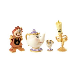 Disney Showcase Beauty and the Beast Enchanted Objects Set