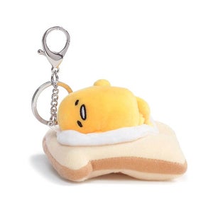 Gudetama Toast 3 1/2-Inch Plush Key Chain