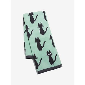 Kiki's Delivery Service Jiji Silhouette Wash Towel