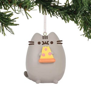 Pusheen the Cat I Love Pizza Ornament