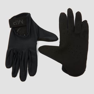 Damskie zakryte rękawiczki do podnoszenia ciężarów MP – czarne