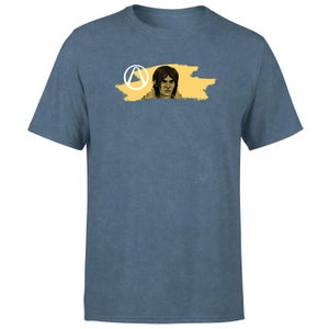 Borderlands 3 Juno Paintbrush Unisex T-Shirt - Navy Acid Wash