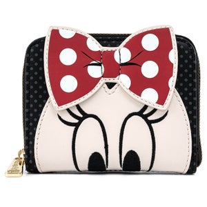 Loungefly Disney Minnie Mouse Bow Zip Around Wallet