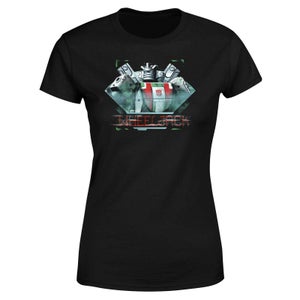 Camiseta Transformers Wheeljack Glitch - Negro - Mujer