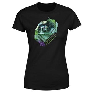 T-shirt Transformers Hound Glitch - Noir - Femme