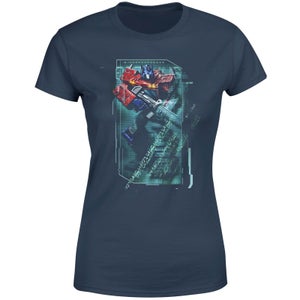 Camiseta Transformers Optimus Prime Tech - Azul marino - Mujer
