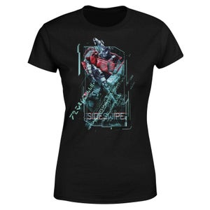 Transformers Sideswipe Tech Women's T-Shirt - Black