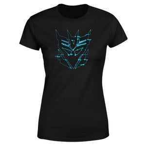 T-shirt Transformers Decepticon Glitch - Noir - Femme