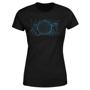 T-shirt Transformers War For Cybertron - Noir - Femme