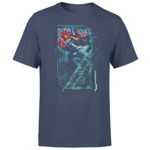 Camiseta Transformers Optimus Prime Tech - Azul marino - Unisex