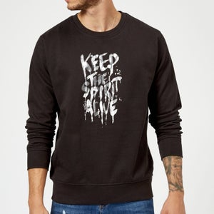 Ikiiki Keep The Spirit Alive Sweatshirt - Black