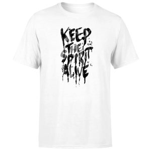 Ikiiki Keep The Spirit Alive Men's T-Shirt - White