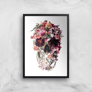 Ikiiki Bird Skull Giclee Art Print