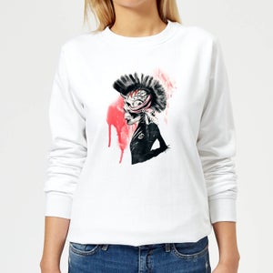 Ikiiki Punk Women's Sweatshirt - White