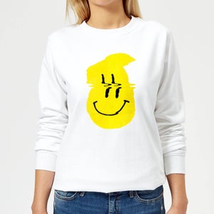 Ikiiki Smiley Women's Sweatshirt - White