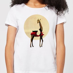 Ikiiki Giraffe Women's T-Shirt - White