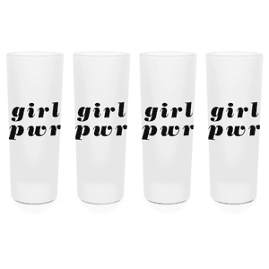 Girl Power Shot Glasses - Set of 4