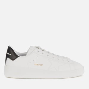 Golden Goose Deluxe Brand Men's Pure Star Leather Trainers - White/Black