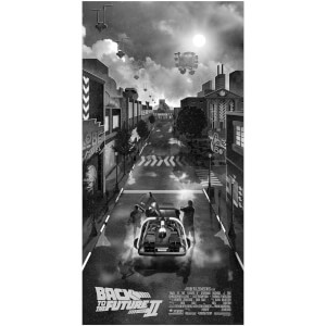 Universal Back To The Future Part 2 12x24 Giclee Print By Ben Harman