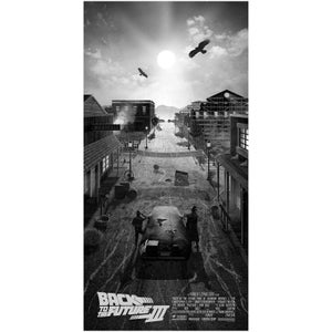 Universal Back To The Future Part 3 12x24 Giclee Print By Ben Harman