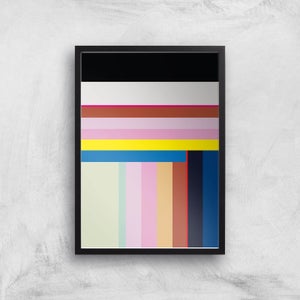 Colourful Stripes Giclee Art Print