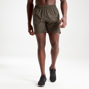 Moške hlače za trening MP Essentials - temno olivne barve