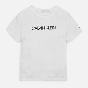 Calvin Klein Boys' Institutional T-Shirt - Bright White