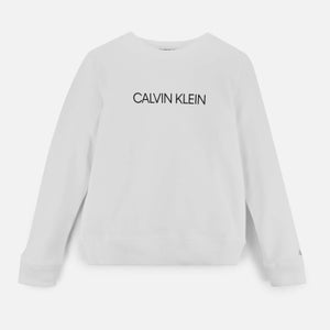 Calvin Klein Institutional Logo Sweatshirt - Bright White