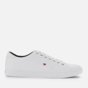 Tommy Hilfiger Men's Jay Essential Leather Low Top Trainers - White