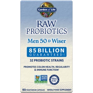 Garden of Life RAW Microbiomes Men 50+ and Wiser - Cooler - 90 Capsules
