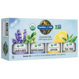 Garden of Life Organic Essential Oil Starter Kit - 4 Units