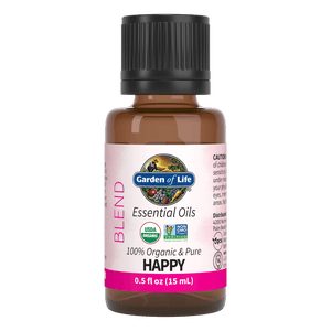 Garden of Life Organic Essential Oil Blend - Happy - 15ml