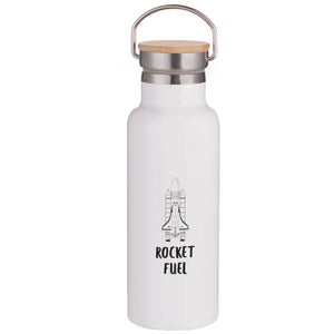 Rocket Fuel Portable Insulated Water Bottle - White