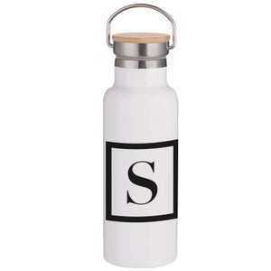 Boxed S Portable Insulated Water Bottle - White