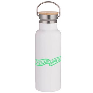 Zero Waste Portable Insulated Water Bottle - White