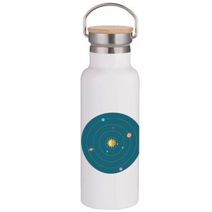 Solar System Portable Insulated Water Bottle - White