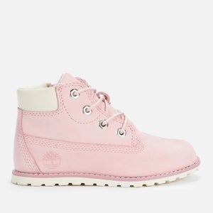 Timberland Toddler's Pokey Pine Size Zip Lace Up Boots - Wheat - UK 11 Toddler