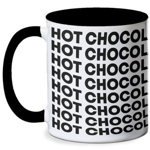 Hot Chocolate Mug - White/Black