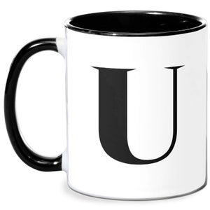 U Mug - White/Black