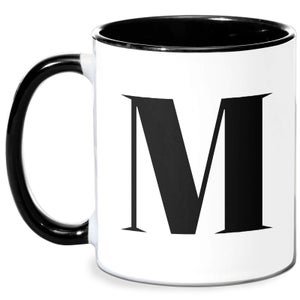 M Mug - White/Black