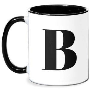 B Mug - White/Black