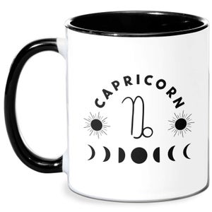 Capricorn Mug - White/Black