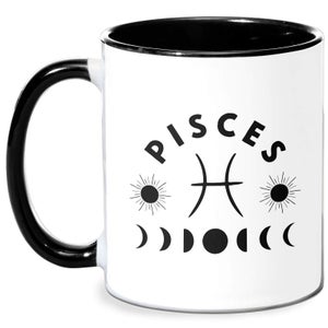 Pisces Mug - White/Black