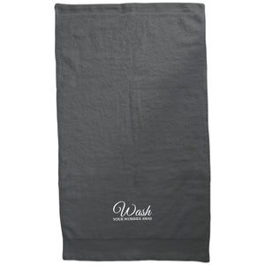 Wash Your Worries Away Embroidered Towel