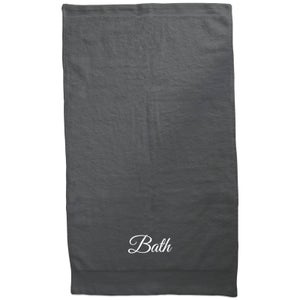 Bath Embroidered Towel