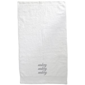 Nakey Nakey Nakey Embroidered Towel